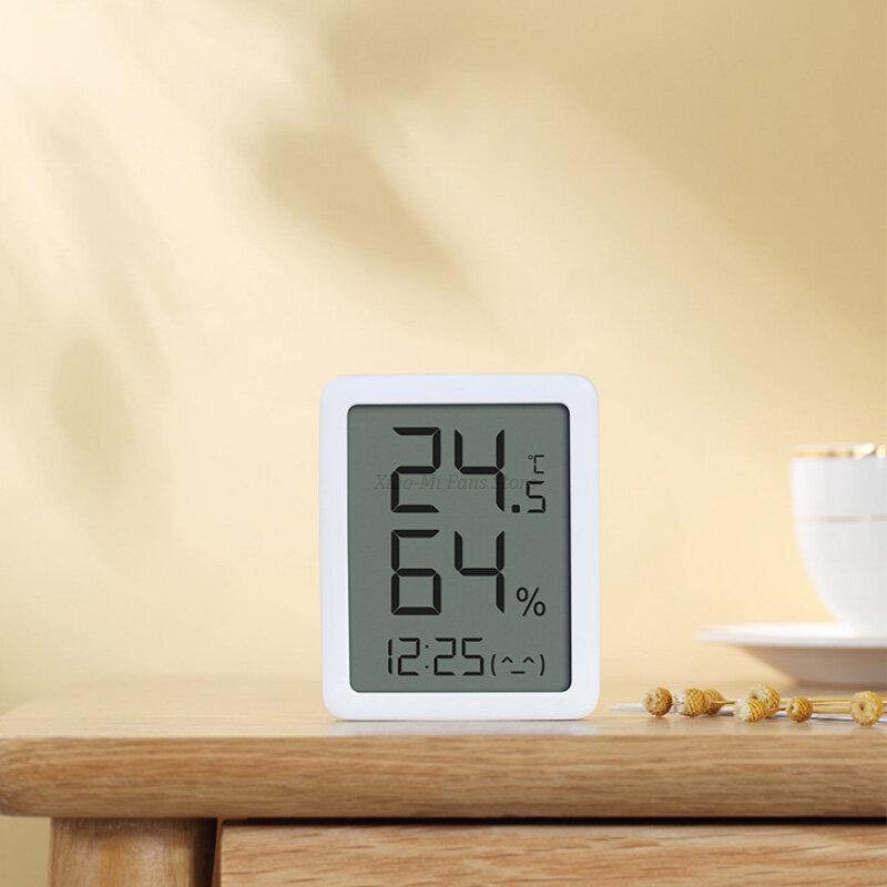 Miaomiaoce E-Ink-Bildschirm LCD Große Digitalanzeige Thermometer Hygrometer Uhr Temperatur Luftfeuchtigkeitssensor von 