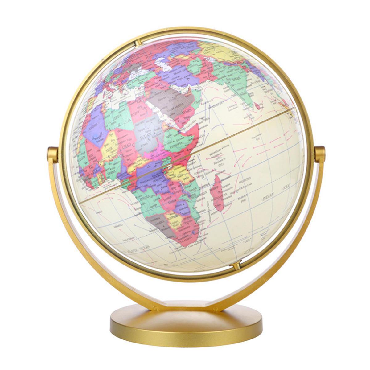 World Globe Map 360° Rotating World Globe Earth Atlas Map Geography Education Toy