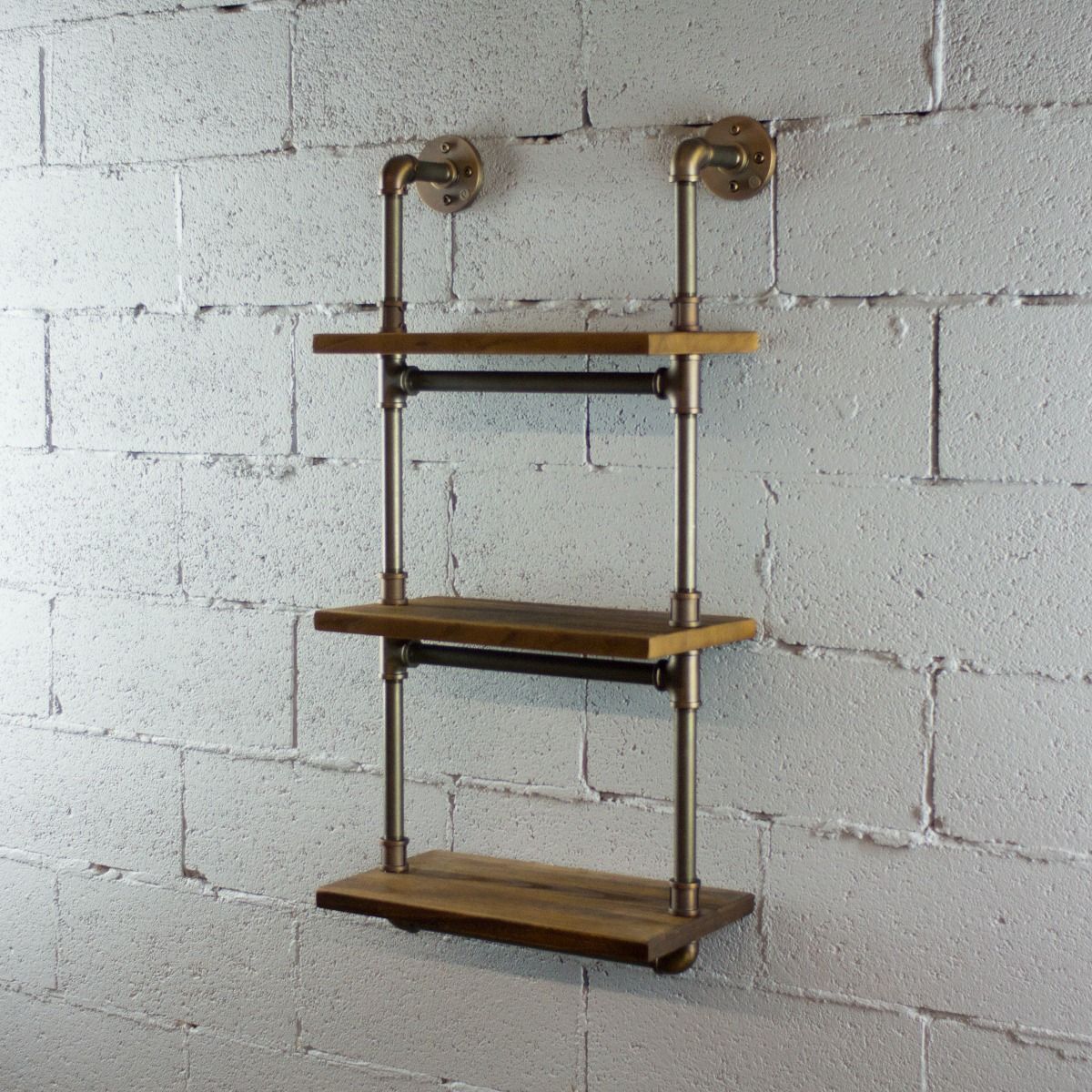 Three Tier Wall Mounted Shelves