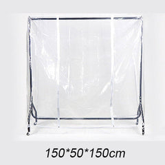 Clear Clothes Rail Cover Dustproof Garment Coat Hanger Protector Storage Net