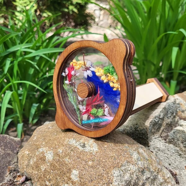 【BEST GIFT IDEA🎄60% OFF】Natural Wood DIY Kaleidoscope