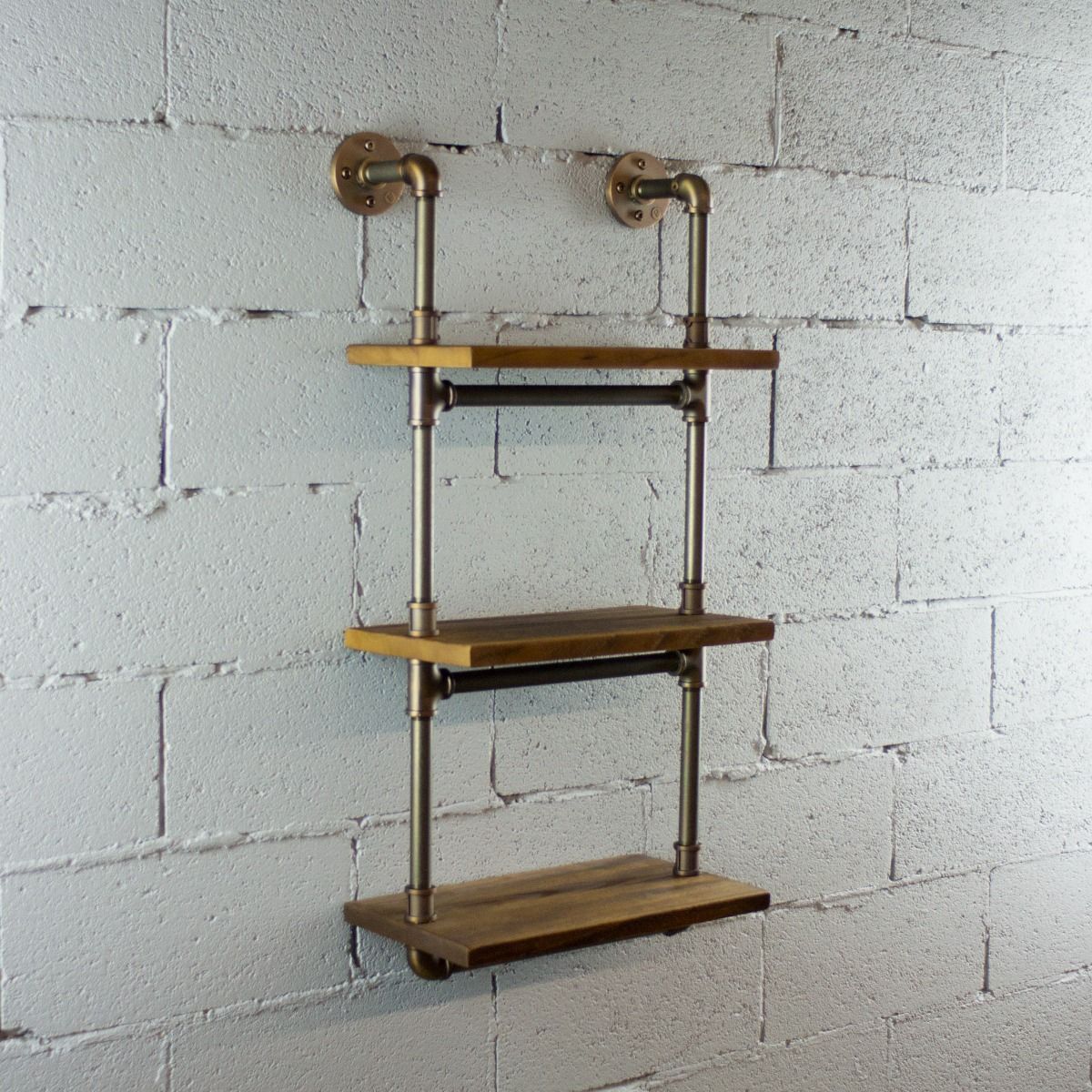 Three Tier Wall Mounted Shelves