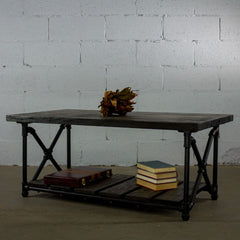 Modern Rectangular Two Tier Center Piece Table