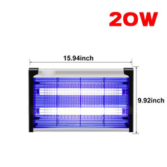 20 W/40 W elektrischer Moskito-Zapper, Insektenvernichter, Lichtfalle, geräuscharm, Zuhause 