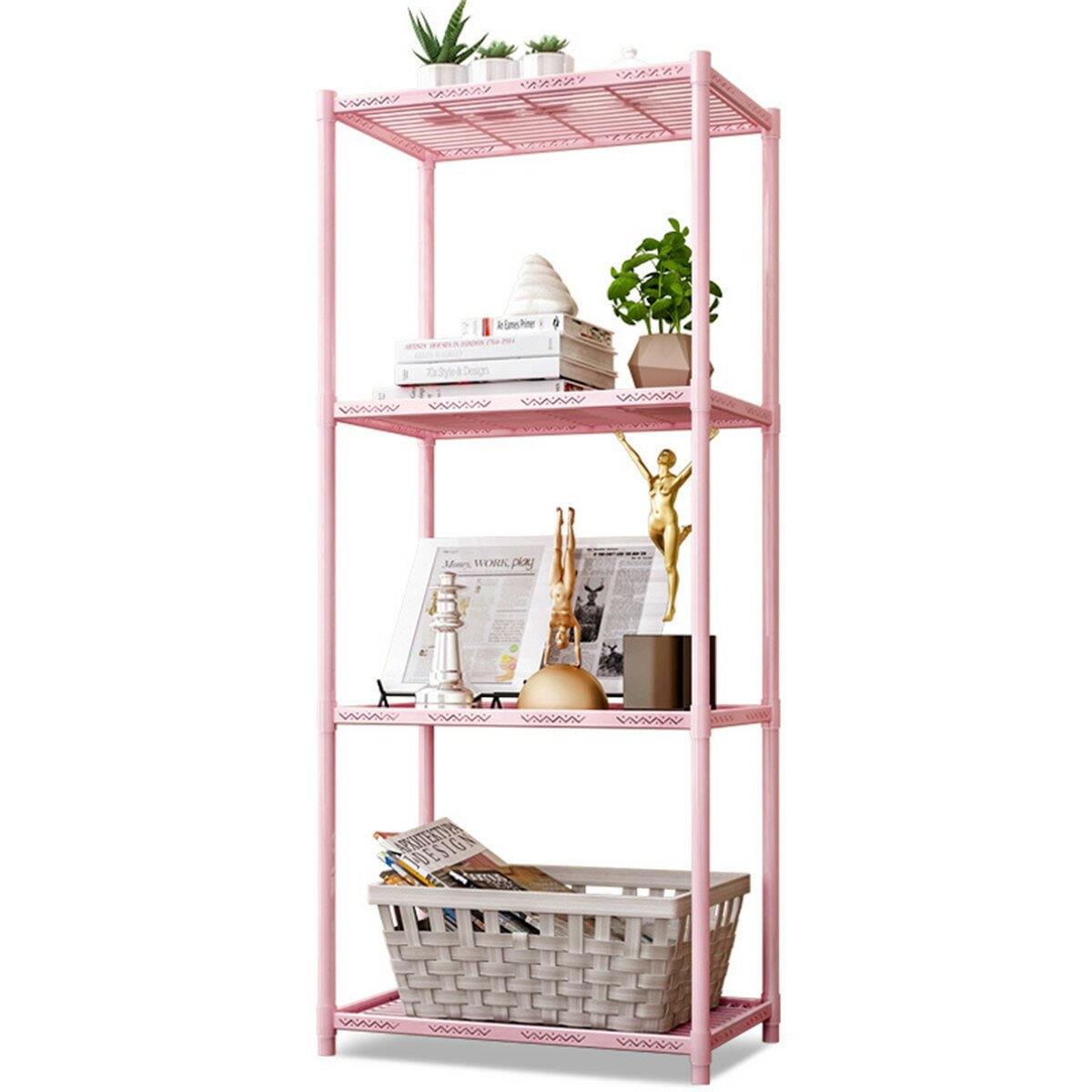 4 Layers Kitchen Shelf Storage Rack Display Stand Shelves for Home Kitchen Bathroom Organize Shelf