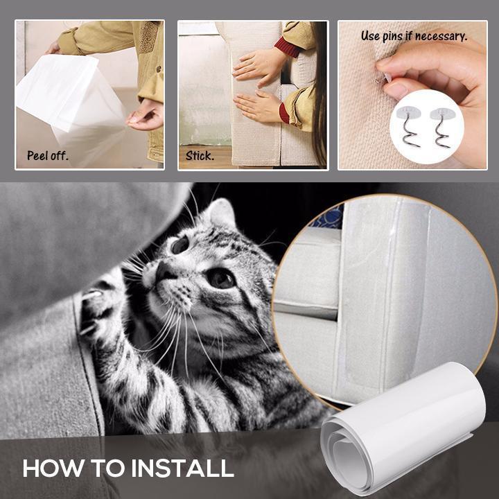 【60% OFF】Furniture Anti Cat Scratch Film Tape Protector