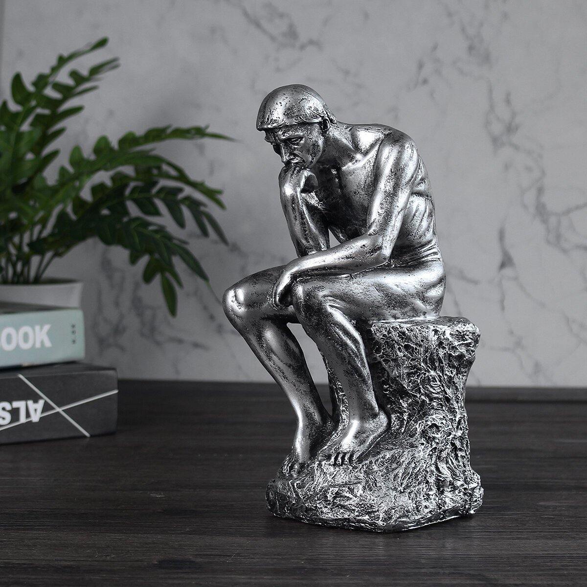 Creative Character Sculpture Thinker Pensive Decoration Living Room Study Room Model Office Office Decoration