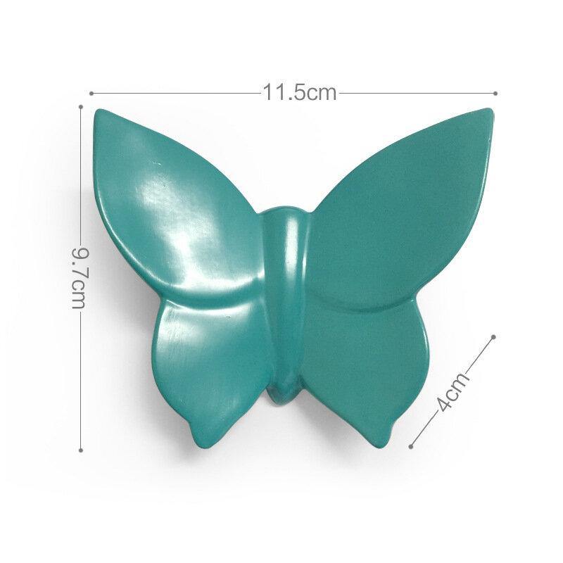 3D Resin Butterfly for Wall Poster Home Decoration TV Back Ground Wall Decoration Resin Artware Stickers