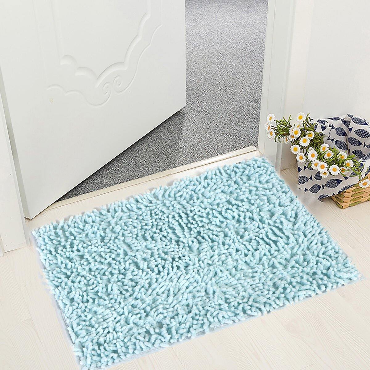 Bath Mat Non-slip Bath Mat Outdoor Shower Mats And Mats Chenille Bathroom Floor Mat Bathroom Door Mat