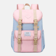 Frauen große Kapazität Patchwork Anti-Diebstahl wasserdichte Reisetaschen Rucksack 