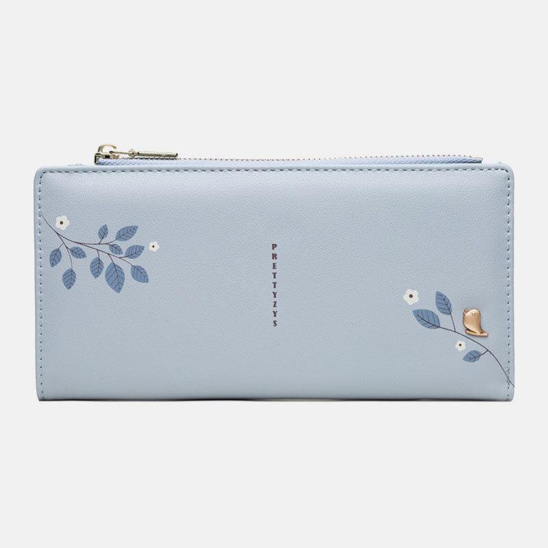 Women 10 Card Slots Long Wallet Purse Phone Bag