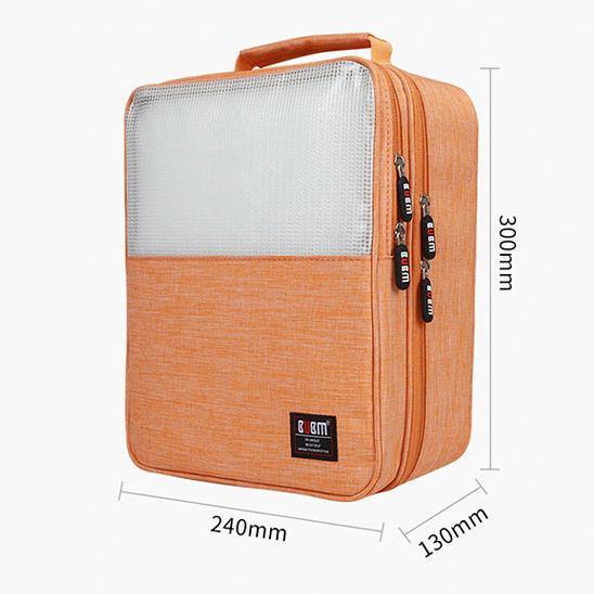 BUBM TXD-M Bolsa para zapatos Organizador de viaje Zapatos portátiles Bolsa de almacenamiento Estuche Cubo de embalaje 