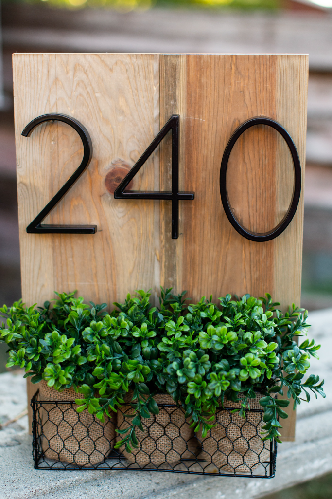 Modern House Numbers