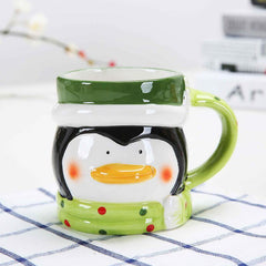 Regalo creativo de Navidad, tazas de té de cerámica, recipientes de agua, tazas y tazas, taza de café de porcelana de grado superior, artículos para beber 