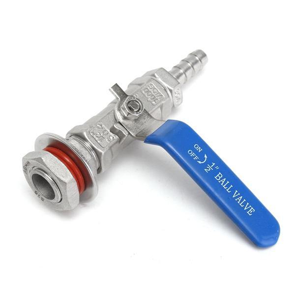 1/2" Ball Valve 304 Stainless Steel Ball Valve For Home Brew Beer Kettle Pot