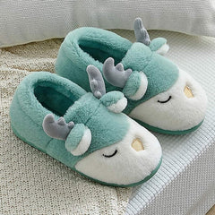 Cute Antler Ears Comfy Slippers