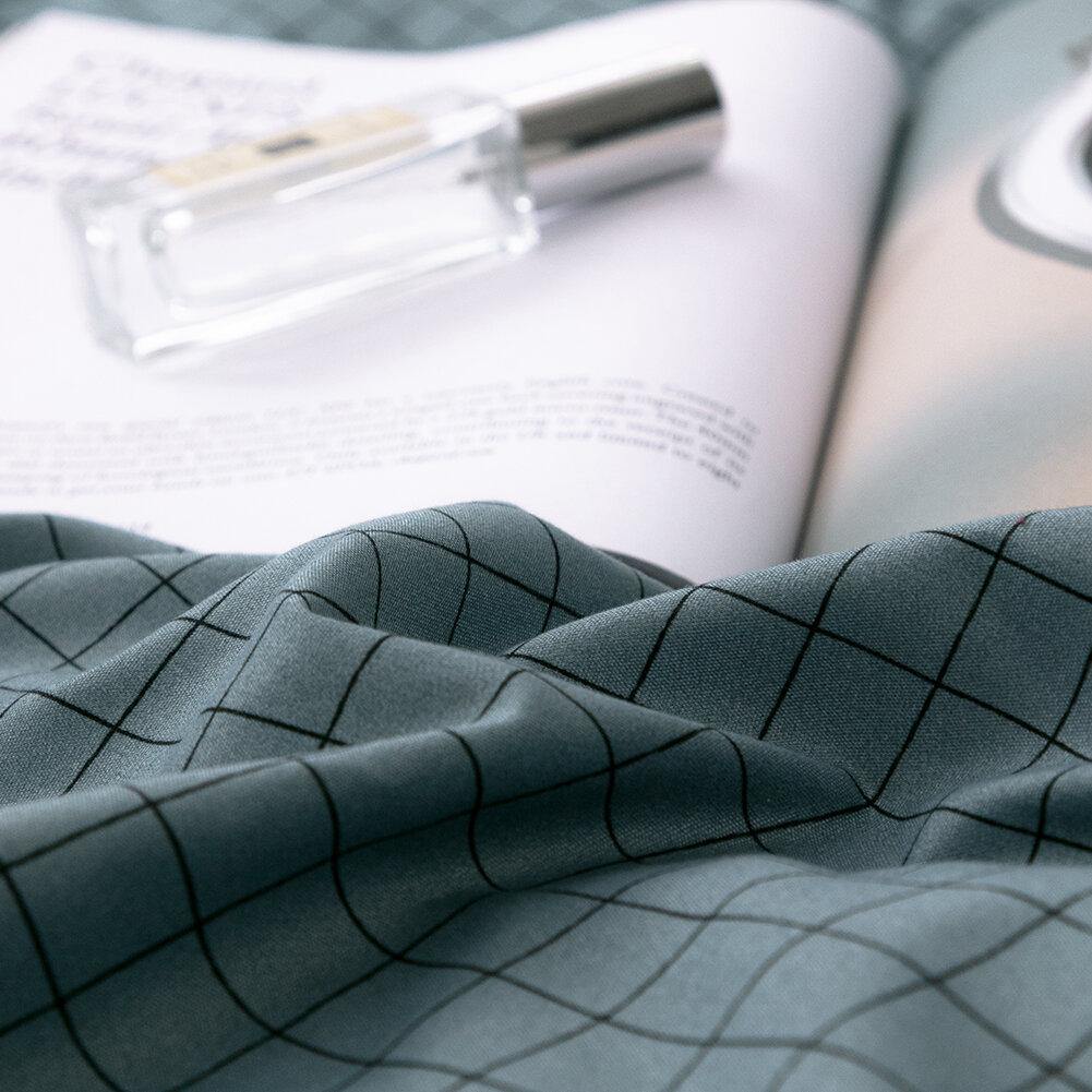 Plaid Pattern Bedding Set Comforter Bed Cover Pillowcase Adults Bed Duvet Set