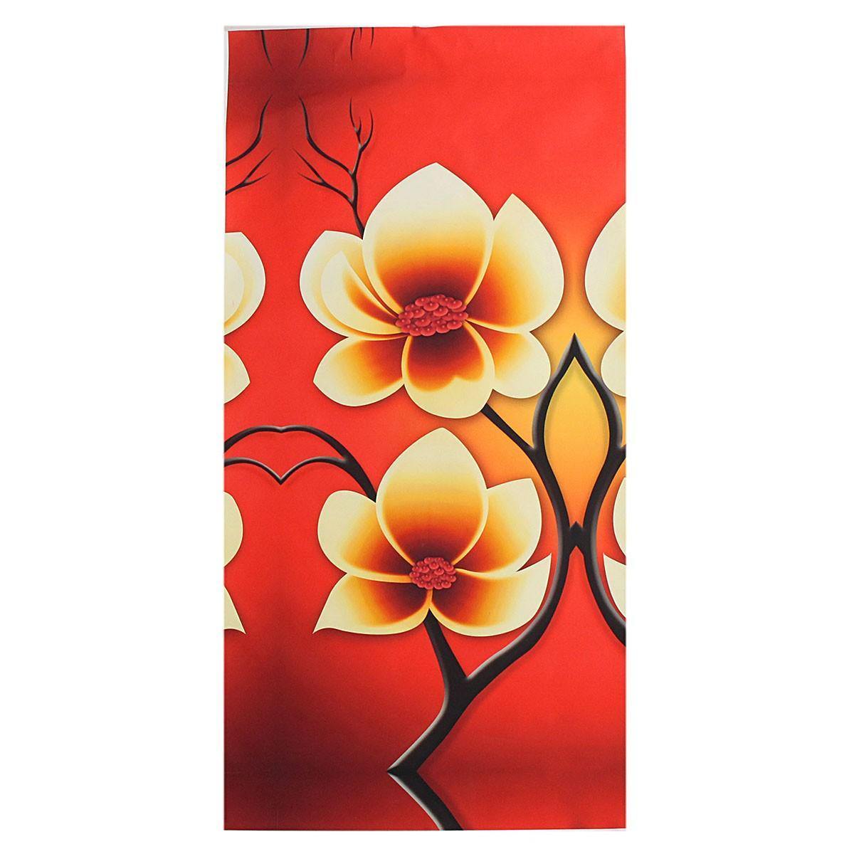 4PCS moderne abstrakte Ölgemälde Blumen riesige Wand-Dekor-Kunst auf Leinwand kein Rahmen 