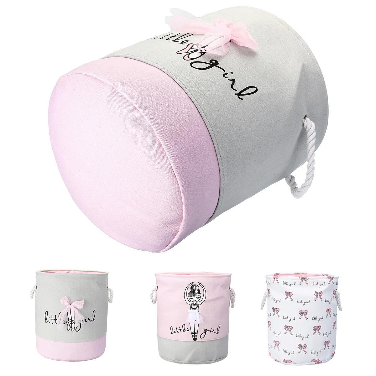 Foldable Kids Toy Clothes Storage Bag Printed Laundry Hamper Clothes Washing Baskets Laundry Basket