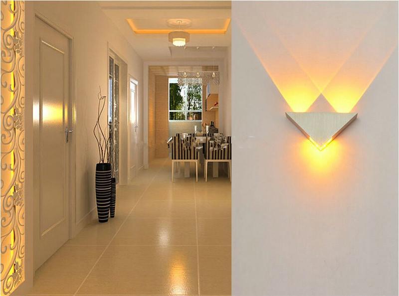 Modern LED Triangle Wall Lamp