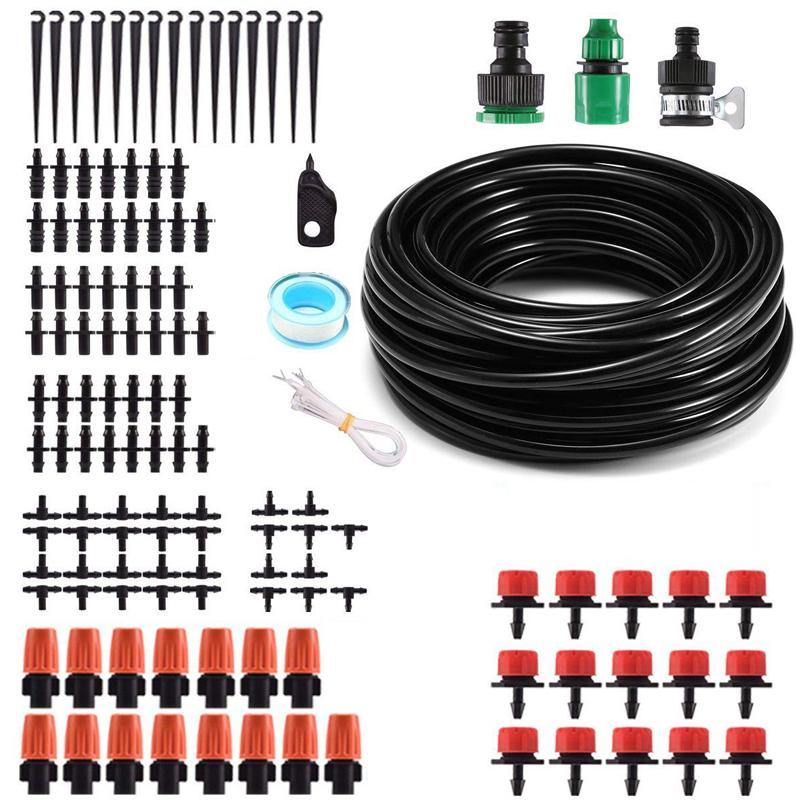 10 m 127-teiliges Tropfbewässerungsset, automatisches Bewässerungssystem, Gartenbewässerungssystem, selbstbewässernder Schlauch, Gartengeräte und -geräte 