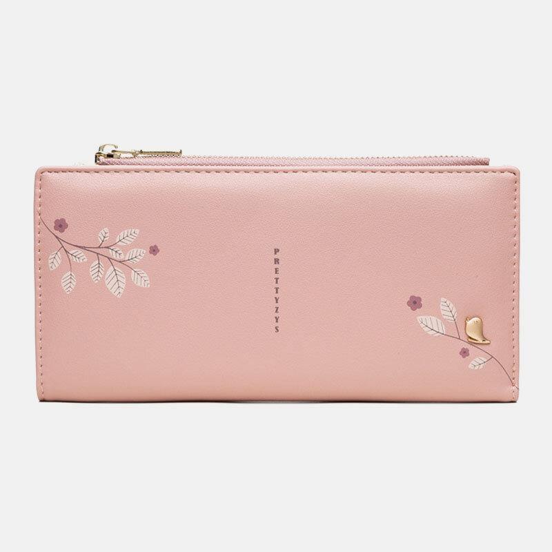 Women 10 Card Slots Long Wallet Purse Phone Bag