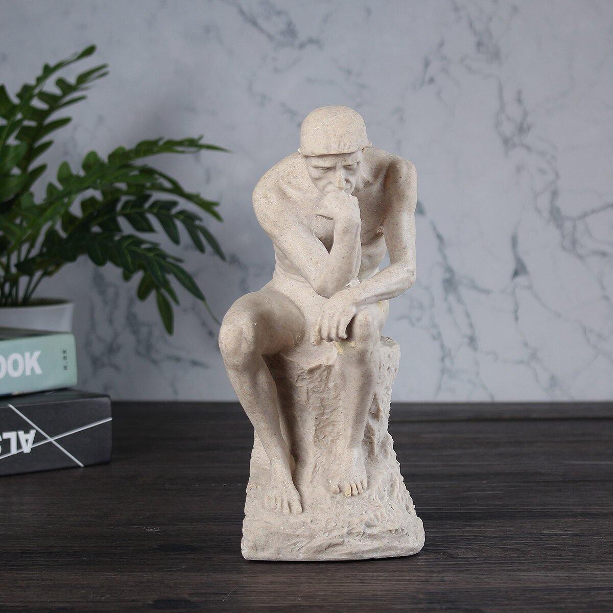 Creative Character Sculpture Thinker Pensive Decoration Living Room Study Room Model Office Office Decoration