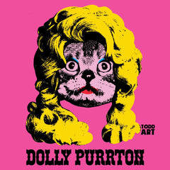 Dolly Purrton Druck auf Plexiglas montiert von Todd Goldman