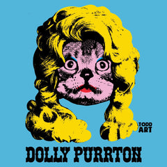 Dolly Purrton Druck auf Plexiglas montiert von Todd Goldman