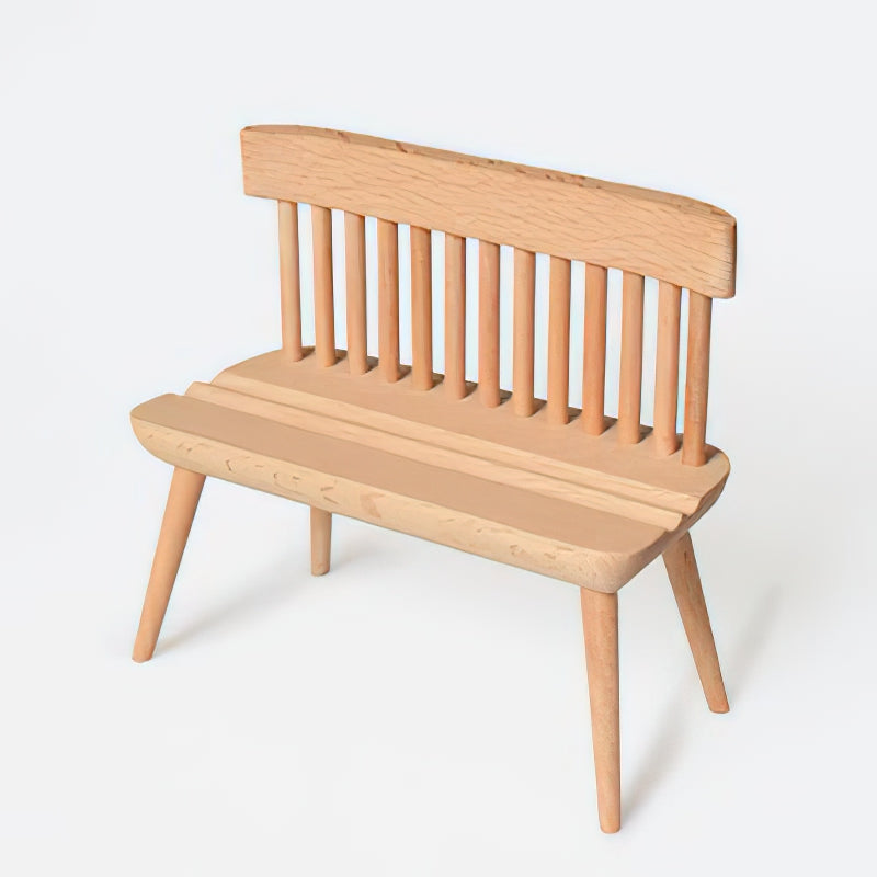 Chaise et Banc Support de Téléphone en Bois Fait à la Main