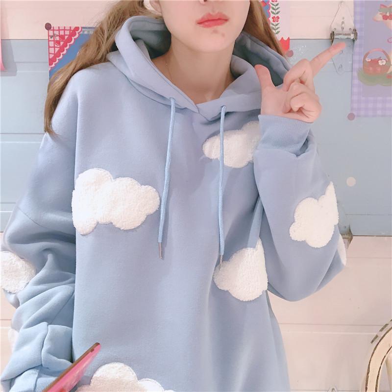 Niedlicher Kawaii Cloud Sky Hoodie