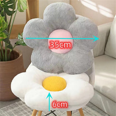 Cute Flower Shape Plush Seating Chair Cushion