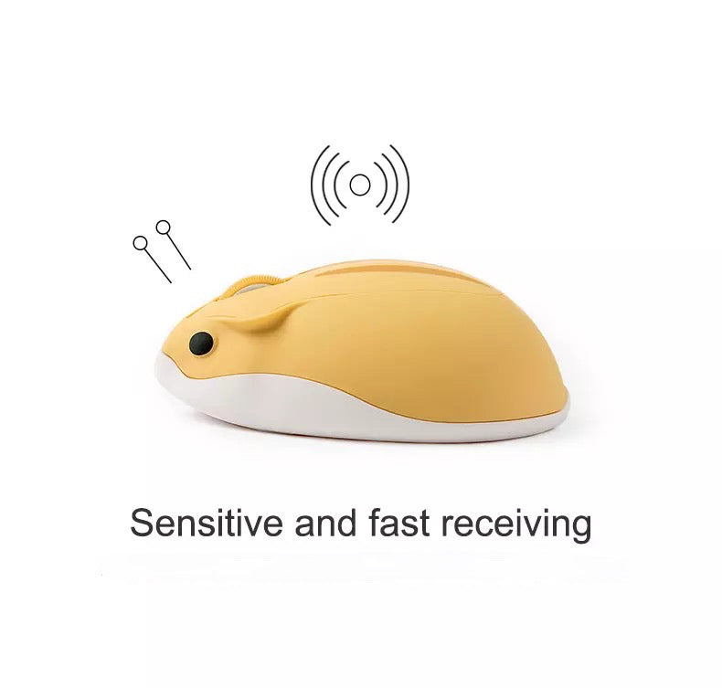 Cute Kawaii Wireless Hamster Mouse