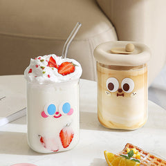 Cute Glass Water Cup