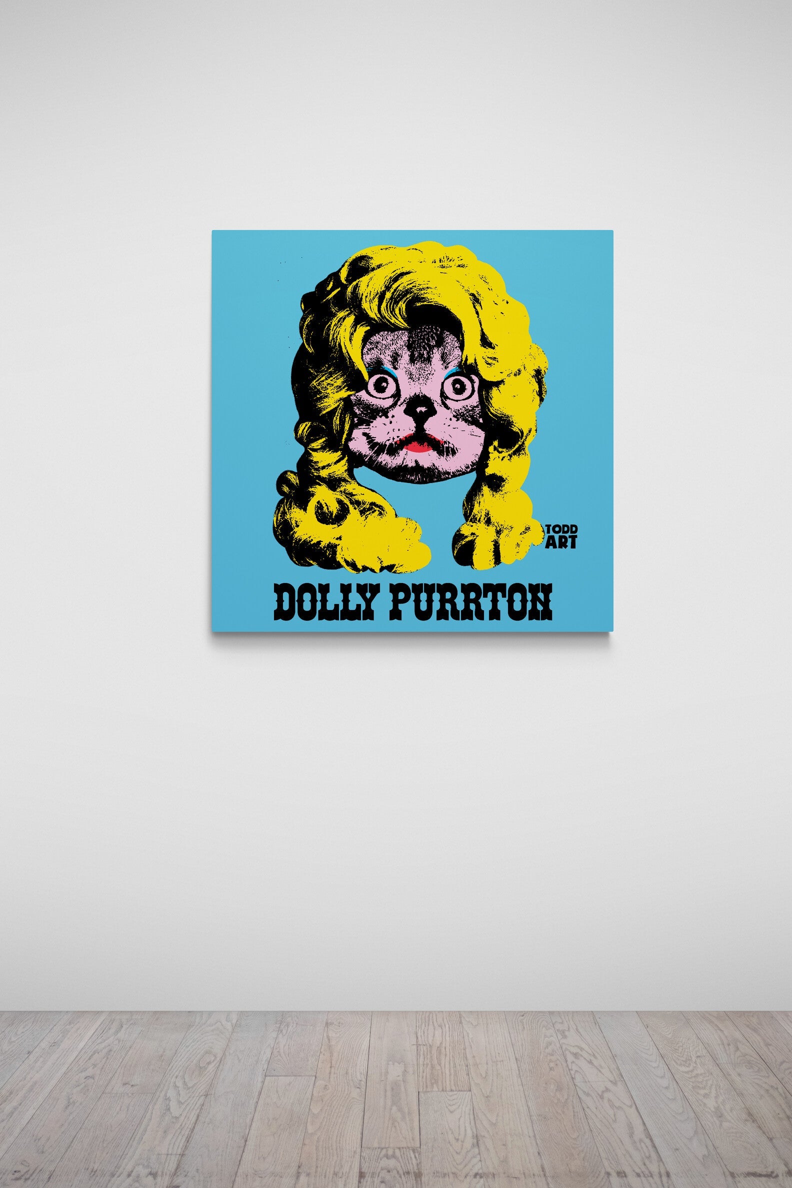 Dolly Purrton Druck auf Plexiglas montiert von Todd Goldman