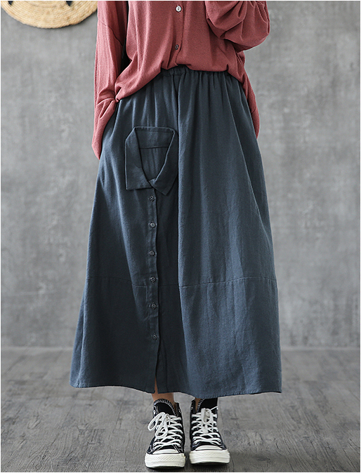 Casual Cotton loose fitting Women's Skirts  DZA2006113