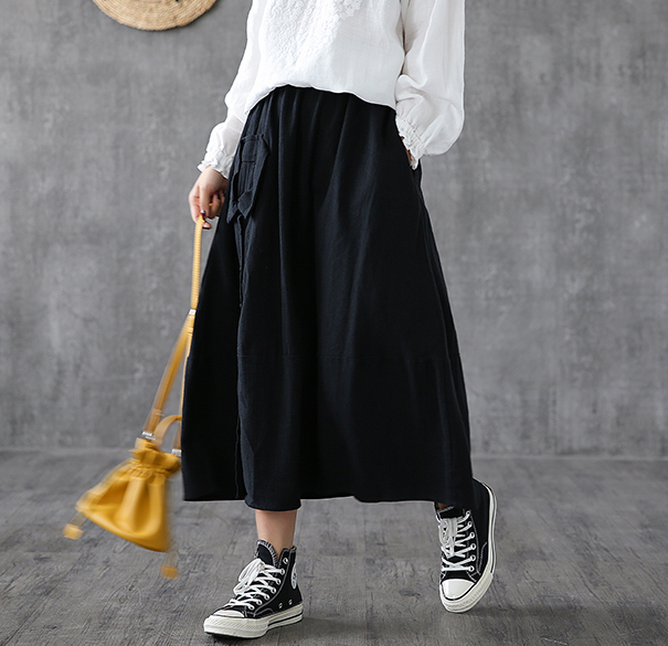 Casual Cotton loose fitting Women's Skirts  DZA2006113