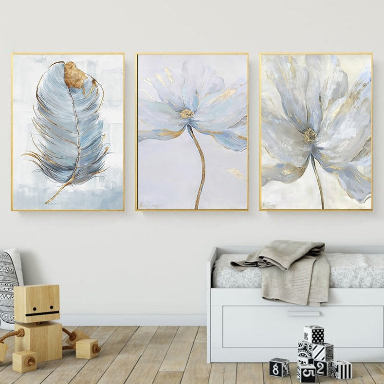 ArtZ® Skandinaviska Flower Canvas Paintings