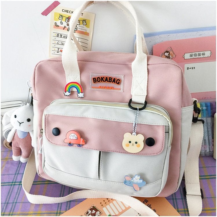 Preppy Style Small Cute Rabbit Backpack Girls Schoolbag