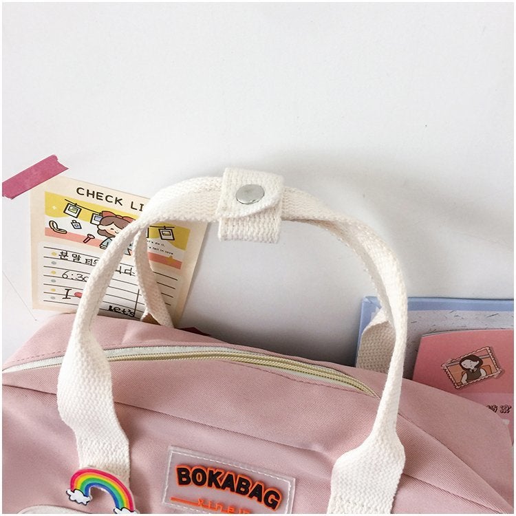 Preppy Style Small Cute Rabbit Backpack Girls Schoolbag