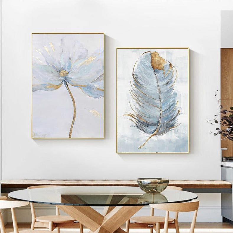 ArtZ® Skandinaviska Flower Canvas Paintings