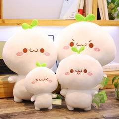 Emoticonos suaves de peluche de plántula Kawaii