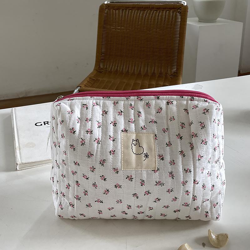 Korean Quilted Makeup Bag For Women