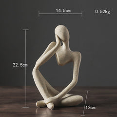 ArtZ® Nordic Abstract Thinker Statue