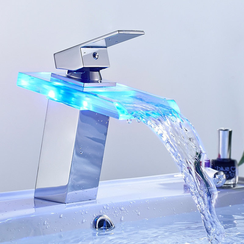 ArtZ® LED-Wasserfall-Badezimmerarmatur