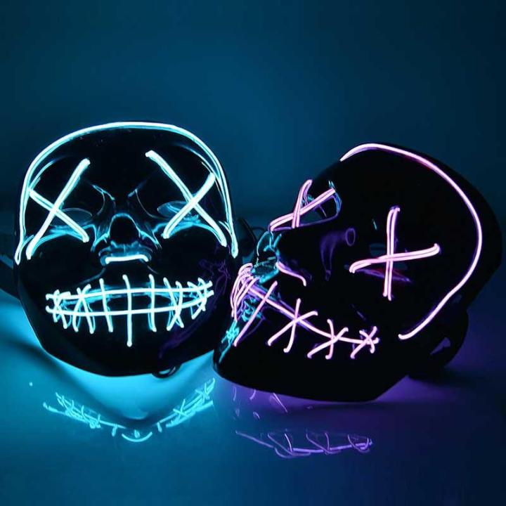 Halloween-LED-Maske