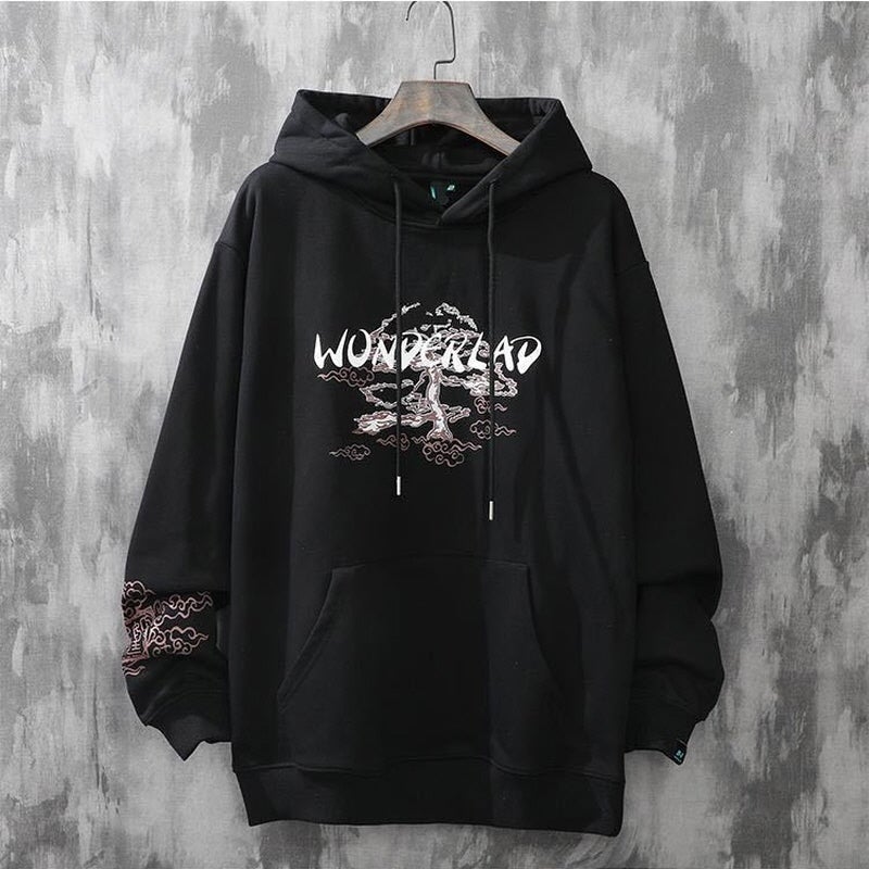 Harajuku Style Japanese Landscape Hoodie