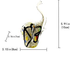 ArtZ® Nordische Elefantenskulptur aus Glas