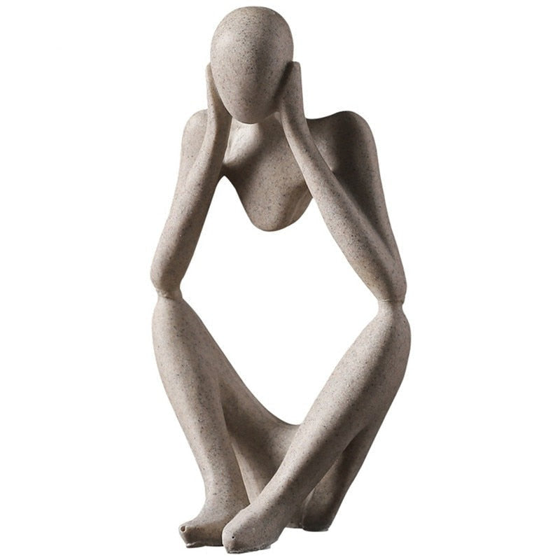 ArtZ® Nordic Abstract Thinker Statue