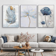 ArtZ® Skandinaviska Flower Canvas Paintings